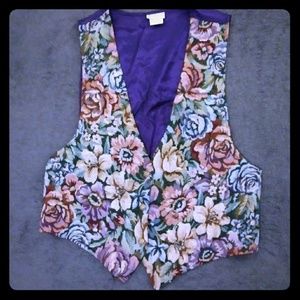 Vintage Floral Vest